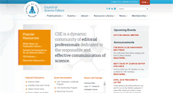 Desktop Screenshot of councilscienceeditors.org